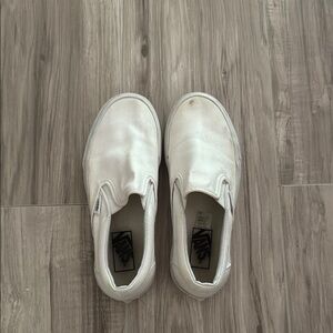 Vans Classic White Slip-On Shoes